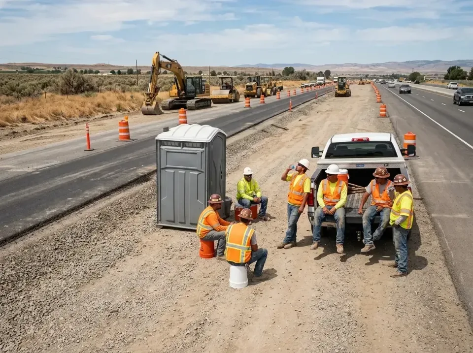 highway-road-construction-crew-007 — frequently asked questions, Porta Potty and Restroom Rentals in Windsor, CO